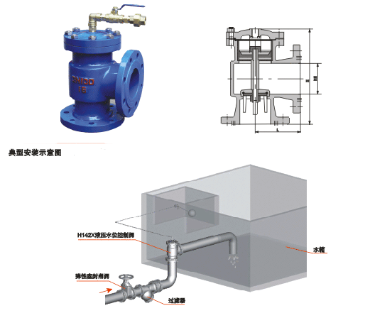 H142X液壓水位控制閥